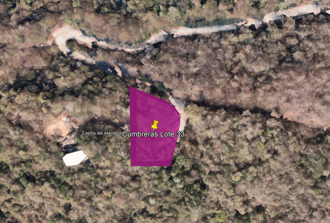 Terreno Brisas del Marqués Cumbreras Lote 33 - Ubicación satelital y entorno 1